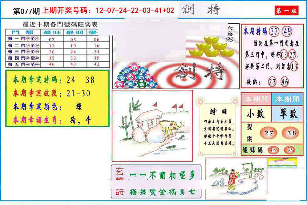 077期九龍创特A(推荐)[图]